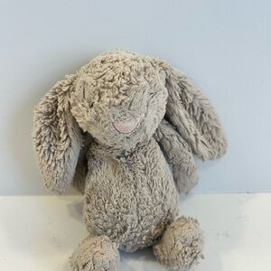 Jellycat Bashful Beige Bunny Stuffed Animal, Medium 12 inches